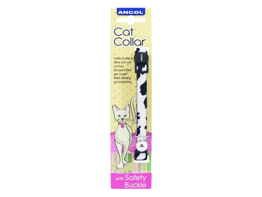 Ancol Camoflage Cat Collar Black & White
