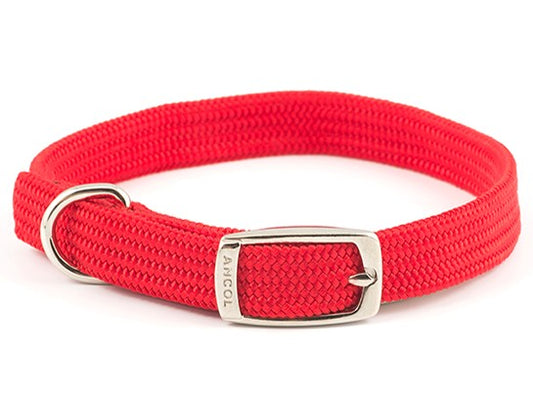 Softweave Nylon Collar Red S2