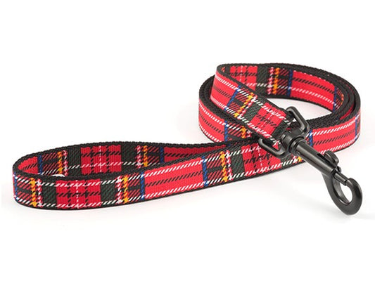 TARTAN NYLON LEAD RED 19MMX1M