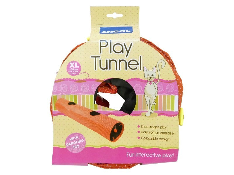 LARGE RED SPOT CAT TUNNEL 1.3M