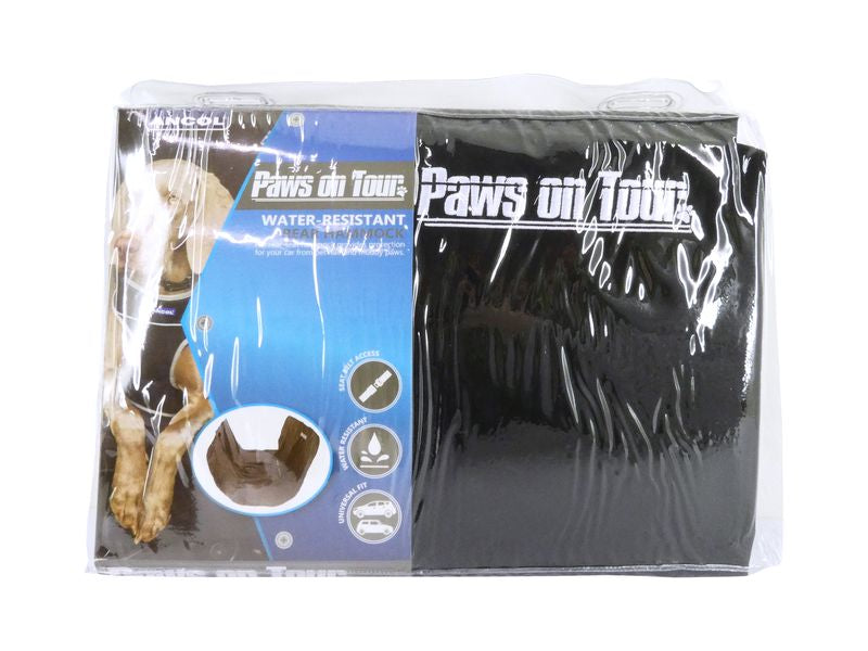 PAWS ON TOUR REAR SEAT HAMMOCK BLACK