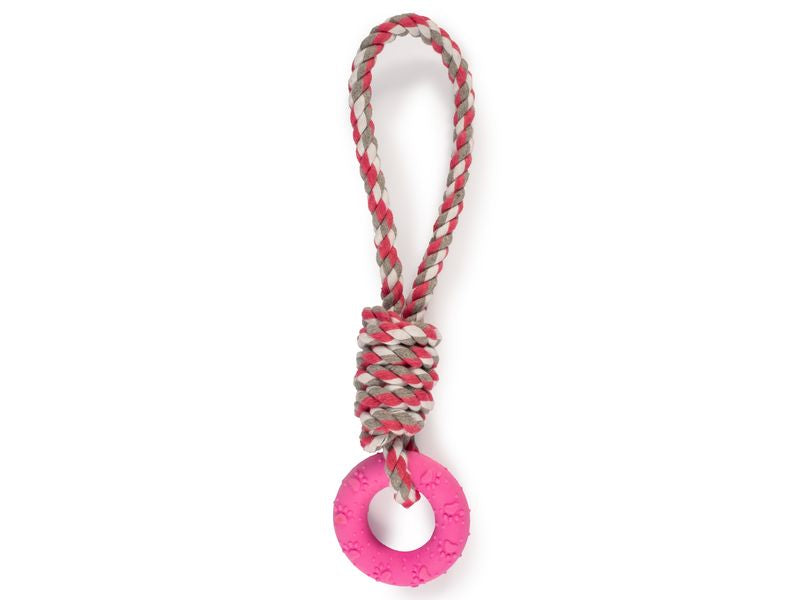 Ancol Small Bite Rope & Rings 31cm