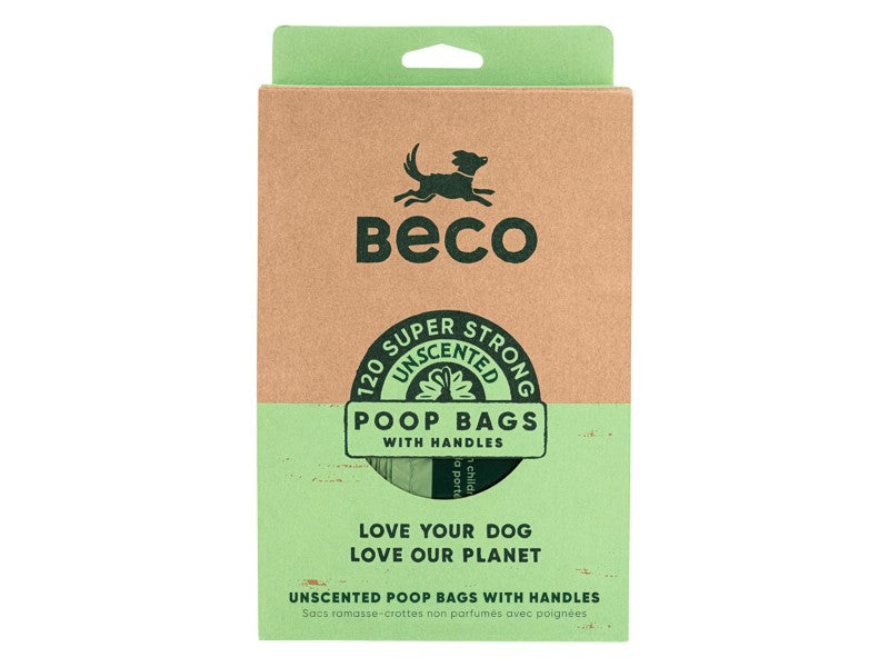 BECO 120 DEGRADEABLE POOP BAG WTH HANDLE