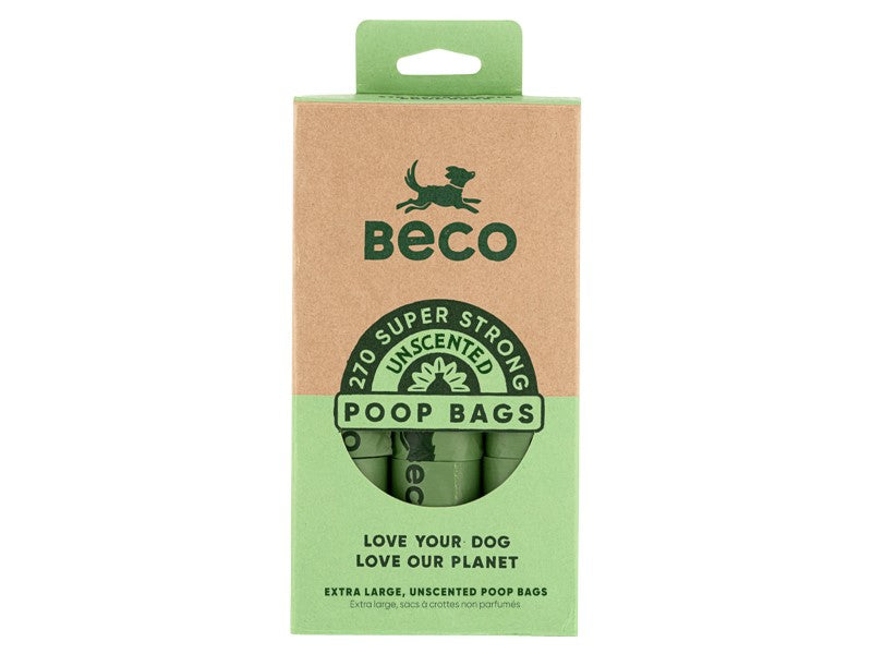 BECO POOP BAGS X270 VALUE 18X15 GREEN