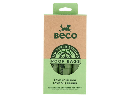 BECO POOP BAGS X270 VALUE 18X15 GREEN
