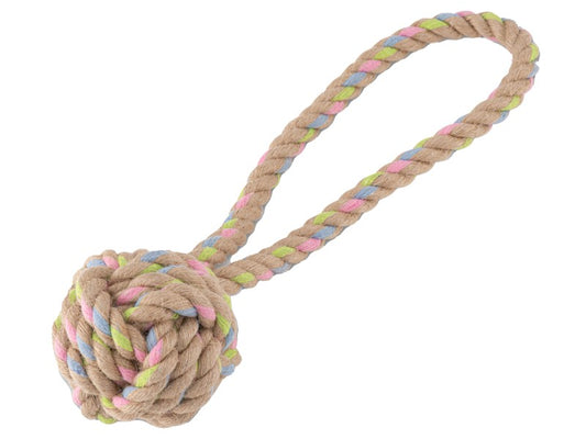 Beco Hemp Ball With Loop Medium 25cm