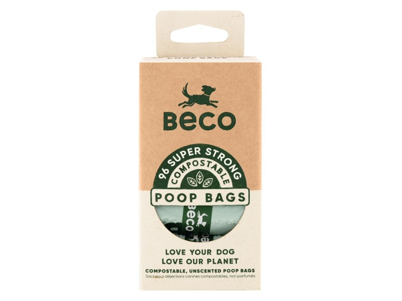 BECO COMPOSTABLE POOP BAGS 96 GREEN