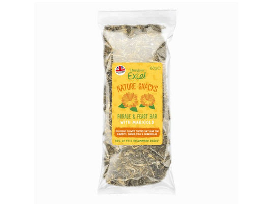 EXCEL FORAGE & FEAST BAR MARIGOLD 60G