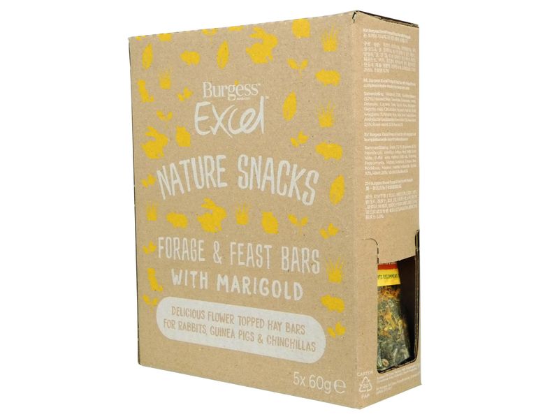 EXCEL FORAGE & FEAST BAR MARIGOLD 60G