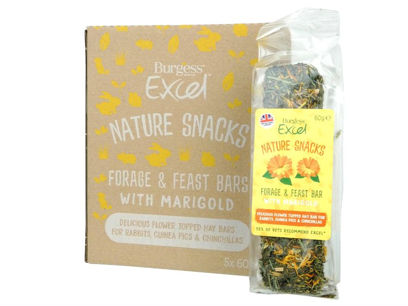 EXCEL FORAGE & FEAST BAR MARIGOLD 60G