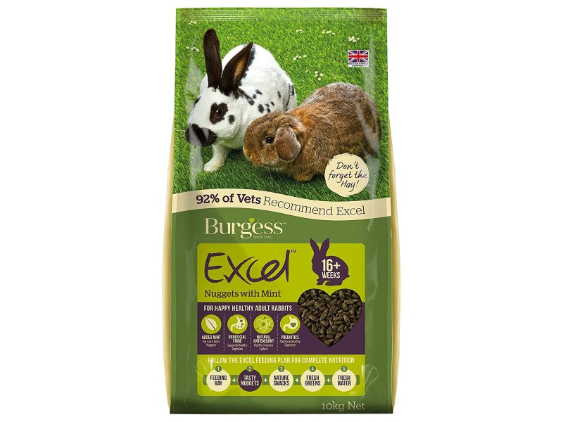 Burgess Excel Rabbit Adult Food 10kg