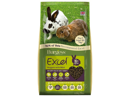 Burgess Excel Rabbit Adult Food 10kg