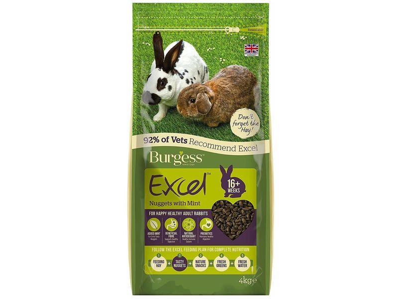 Burgess Excel Rabbit Adult Food 3kg – Seth's Little Zoo