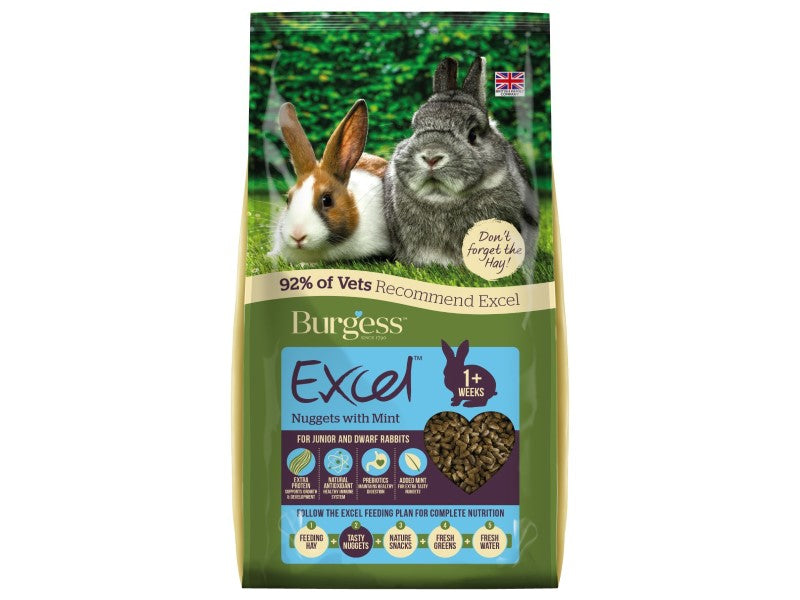 Burgess Excel Juinior & Dwarf Rabbit 3kg