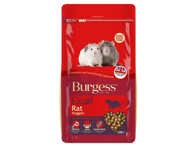 Burgess Excel Rat Nugget 1.5kg
