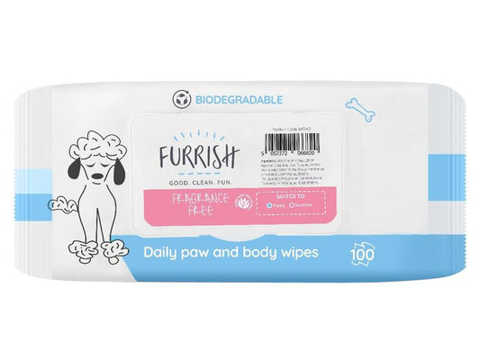 DAILY BATH WIPES NO FRAGRANCE 100PK