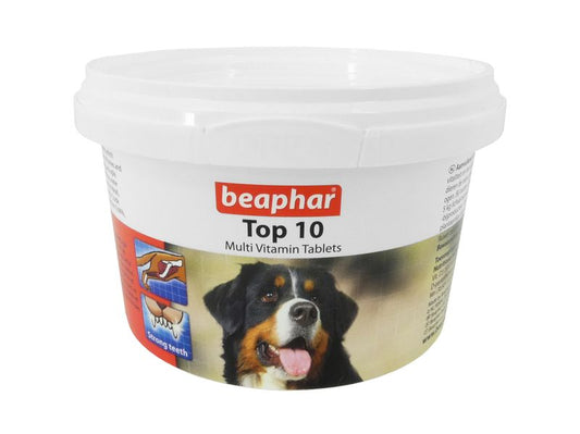 Beaphar Top 10 Dog Vitamin Tablets 180pk