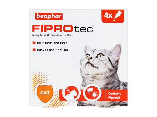 Beaphar Fiprotec Spot-On for Cats 4pk