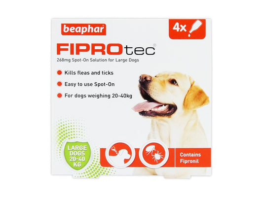 Beaphar Fiprotec Spot On Large Dog 4pk