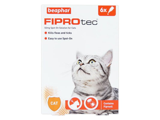 Beaphar Fiprotec Spot-On for Cats 6pk