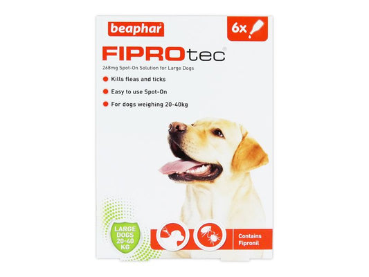 Beaphar Fiprotec Spot On Large Dog 6pk