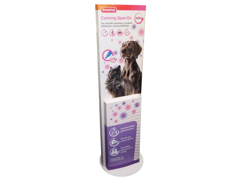 BEAPHAR CALMING RANGE ADVERTISING STAND