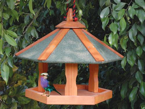 CHEEKO HANGING BIRD TABLE 18"W X 16"H