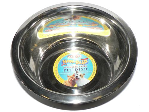 Stainless Steel Non Slip Dish 900ml