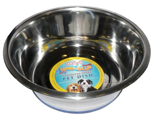 Stainless Steel Non Slip Dish 4L