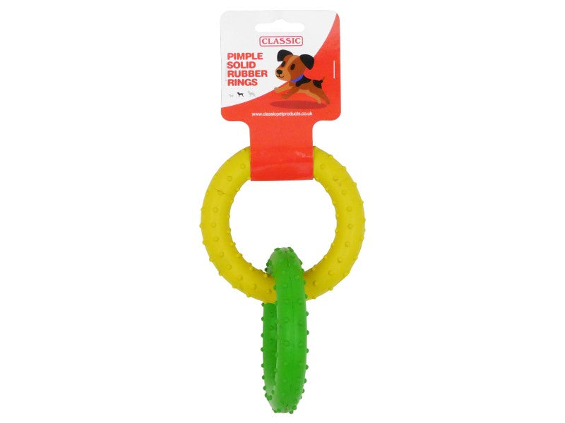 PIMPLE SOLID RUBBER RINGS 19CM 7.5"