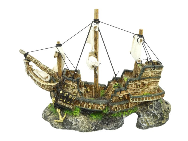 GALLEON WITH SAILS 13"