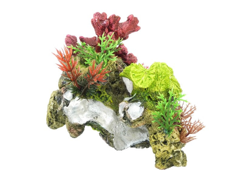 CORAL ROCKS/PLANT 170MM