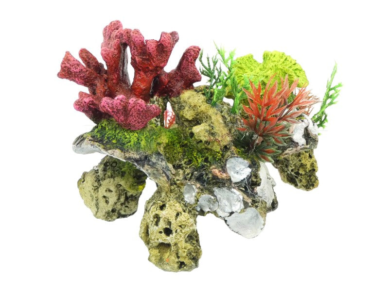 CORAL ROCKS/PLANT 170MM