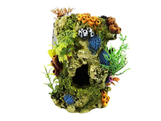 CORAL STONE WITH PLANTS 136MM