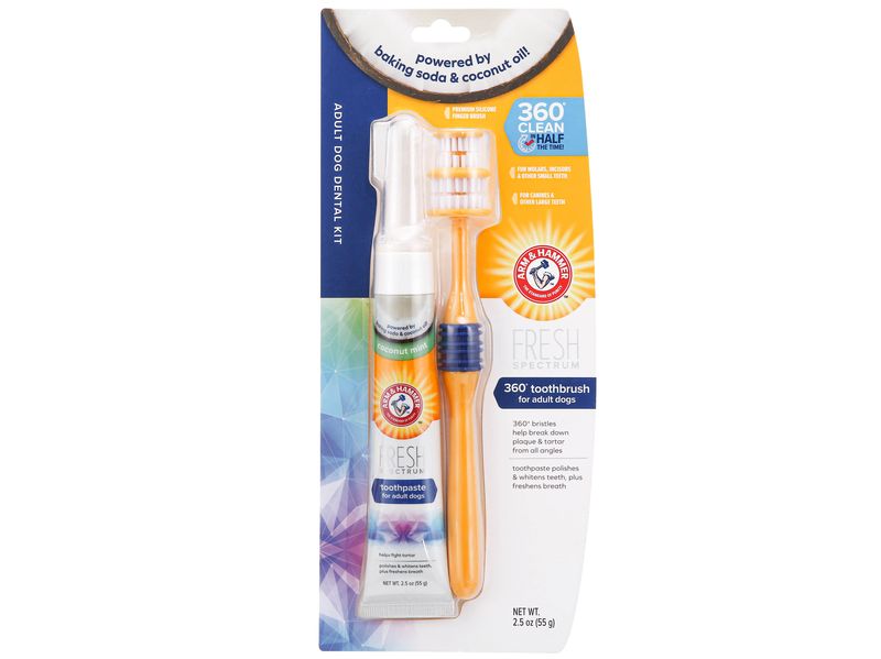 ARM&HAMMER FRESH COCONUT DENTAL KIT DOGS