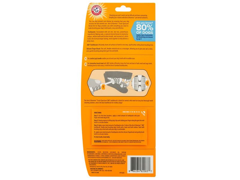 ARM&HAMMER FRESH COCONUT DENTAL KIT PUP