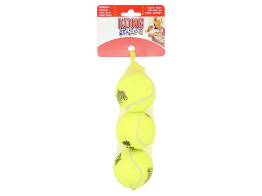 Kong Air Squeaker Tennis Balls Medium 3pk