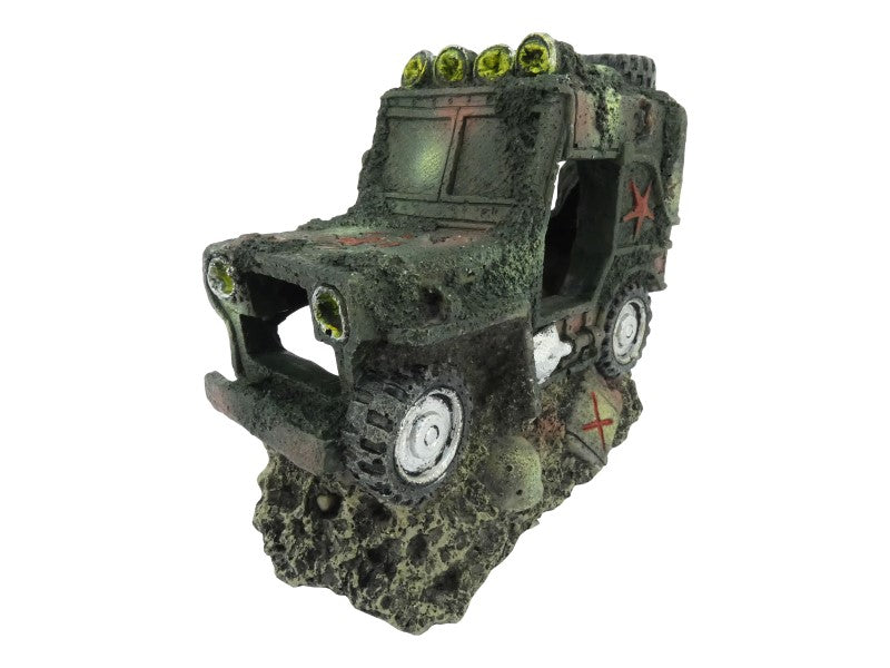 SAFARI JEEP WRECK 17CM