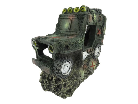 SAFARI JEEP WRECK 17CM