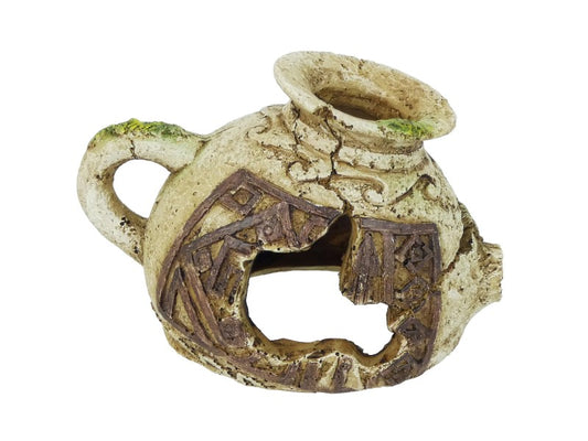 GRECIAN BROWN WATER POT 14CM