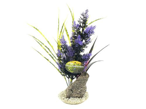 ADS ROCK WITH SEA PLANTS 32CM