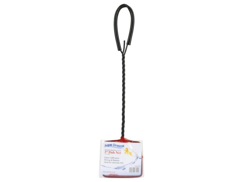 ADS 3" INVISIBLE RED EASY CATCH NET