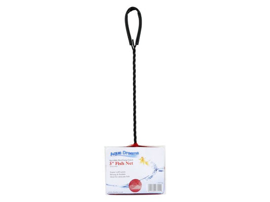 ADS 5" INVISIBLE RED EASY CATCH NET