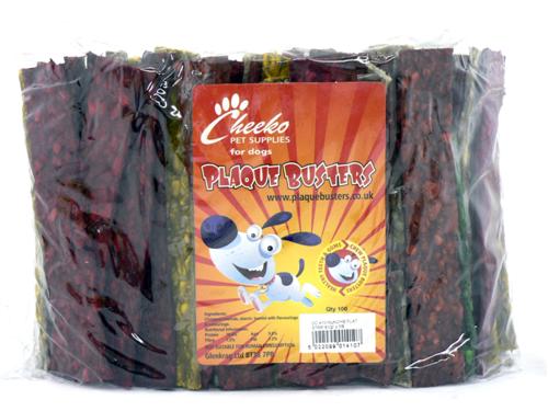 MUNCHIE FLAT STRIPS ASST 6.5" 100PK