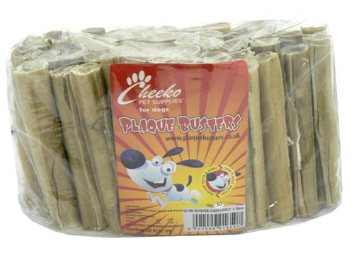 RAWHIDE CHEW LOGS 5"x15MM