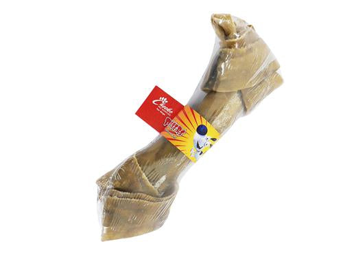 RAWHIDE KNOTTED BONE  6-6.5"