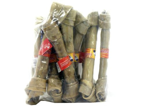 RAWHIDE KNOTTED BONE 12-13"
