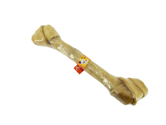 RAWHIDE KNOTTED BONE 18"