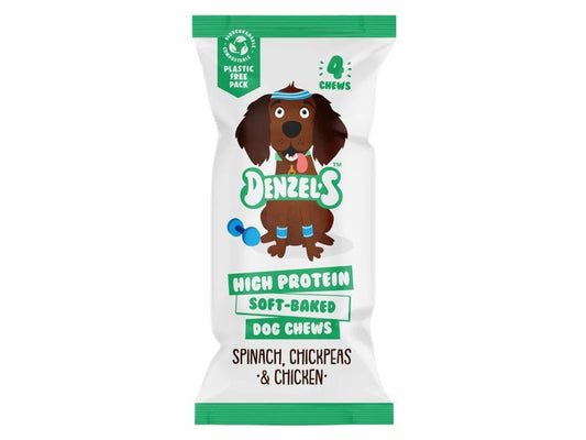 DENZELS HIGH PROTEIN DOG CHEW DISP 10PK