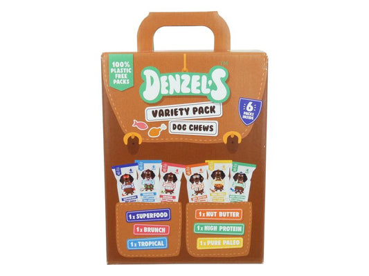 DENZELS DOG CHEW VARIETY MULTIPACK 6x75g